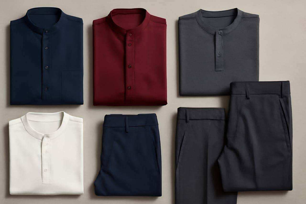 Corporate shirts and trousers